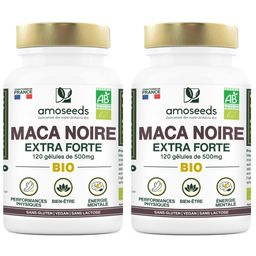 amoseeds MACA NOIRE BIO, EXTRA FORTE