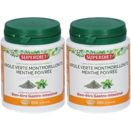 SUPERDIET Argile verte Montmorillonite + Menthe poivrée