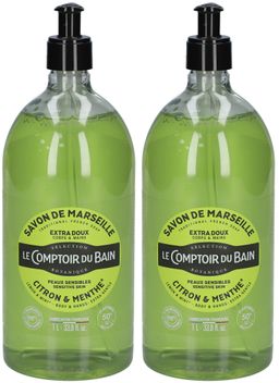 Le Comptoir du Bain Savon Traditionnel de Marseille Citron Menthe