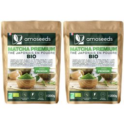 Amoseeds Matcha Premium Thé japonais en poudre bio
