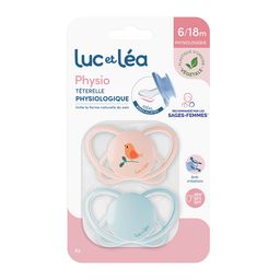LUC ET LEA Duo de sucettes physiologiques – Oiseau