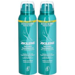 Akileïne spray poudre assechant très forte transpiration