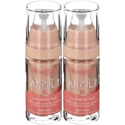 Argiletz La Crème nuit Argile rose, huile de sésame & au beurre de karité
