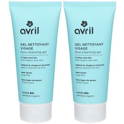 AVRIL Gel nettoyant visage bio