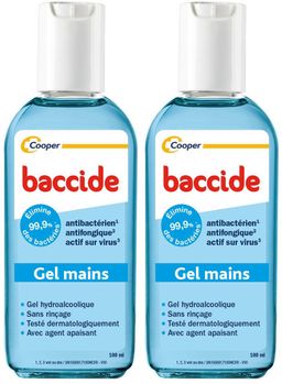 BACCIDE Gel Hydroalcoolique 100ML BLEU