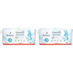 BIOLANE Couches Culottes Naturelles Taille 5 - 12H - Zéro fuite