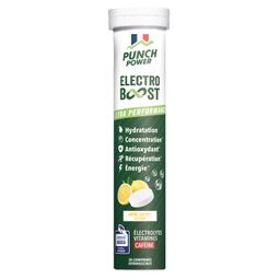 Punch Power Electroboost - 20 comprimés effervescents au citron avec caféine