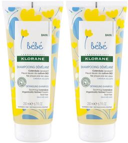 KLORANE Bébé Bain Shampoing Démêlant au Calendula Bio