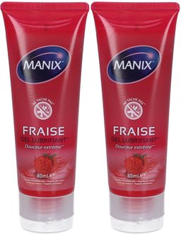 Manix Gel lubrifiant intime Fraise