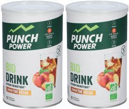 PUNCH POWER Biodrink Boisson énergétique Thé pêche