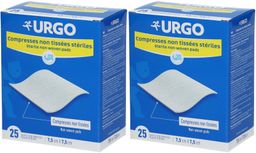 URGO Compresses stériles Non-tissées 7,5 cm x 7,5 cm