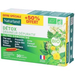 Naturland Détox Draineur Dépuratif Ultra Concentré Bio