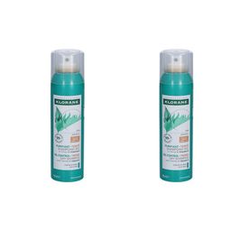 Klorane® Shampooing sec à l'ortie & à la vitamine E pour cheveux foncés