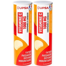 Complément alimentaire UPSA Vitamine C 1000 mg - 2 x 15 comprimés à croquer