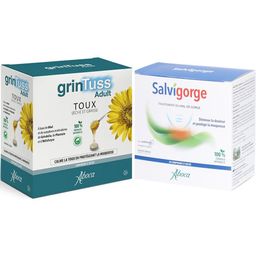 Set GRINTUSS Comprimés + Salvigorge - Traitement du mal de gorge