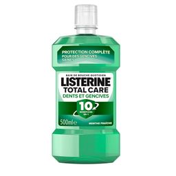 Listerine Total Care Dents et Gencives – Bain de Bouche Menthe Fraîche