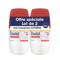 ETIAXIL Anti-Transpirant Extrême 96h x2