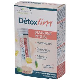 Les 3 Chênes Détoxlim Drainage Intense – Comprimés effervescents saveur cassis