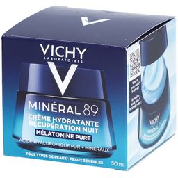Vichy Minéral 89 Crème Nuit Récupératrice Mélatonine