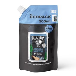 Le Petit Marseillais Recharge Gel Douche Homme Minéraux & Bois de Cèdre