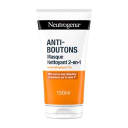 Neutrogena 2-en-1 Nettoyant Exfoliant & Masque Anti-Imperfections