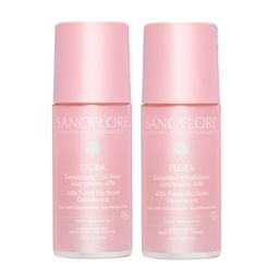 SANOFLORE Déodorant Roll-On 48h Flora x2