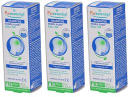 PURESSENTIEL Roller Maux de Tête 3x10ml