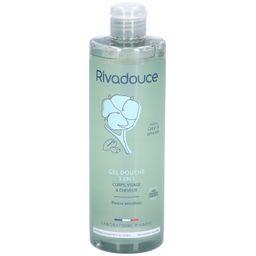 RIVADOUCE Gel Douche 3en1 Coton & Amande 400 ml