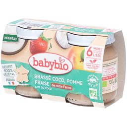 BABYBIO Brassé Coco Pomme Fraise