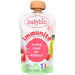 BABYBIO Immunité Pomme Poire Riz