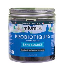 Mium Lab Gummies Probiotiques – Confort digestif sans sucres ajoutés