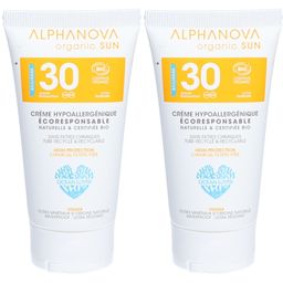 Alphanova CRÈME SOLAIRE CERTIFIÉE BIO HYPOALLERGÉNIQUE VISAGE SPF 30