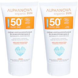 Alphanova CRÈME SOLAIRE CERTIFIÉE BIO HYPOALLERGÉNIQUE VISAGE SPF 50+