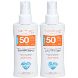 Alphanova CRÈME SOLAIRE HYPOALLERGÉNIQUE FORMAT VOYAGE SPF50