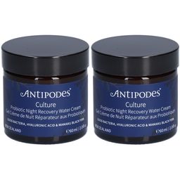 ANTIPODES CULTURE GEL CREME DE NUIT REPARATEUR AUX PROBIOTIQUES