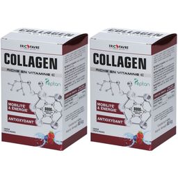 ERIC FAVRE Collagen Peptan en poudre - Collagène marin hydrolysé et enrichi en vitamine C