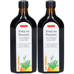 Dr Theiss Sirop au Plantain à la mélasse et au miel