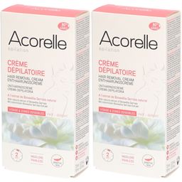Acorelle Crème Dépilatoire Visage & Peaux Sensibles VEGAN