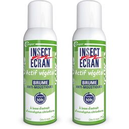 INSECT ECRAN - Brume Anti-Moustiques - Protection contre les piqûres de moustiques - Peau - Actif d'origine végétale - Aérosol - 100 ml