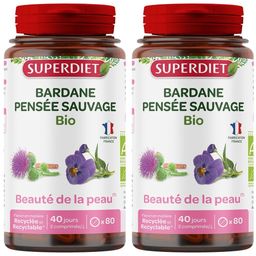 SUPERDIET Bardane Pensée sauvage Bio Beauté de la peau