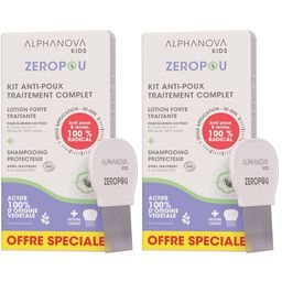 Alphanova KIT ANTI-POUX TRAITEMENT COMPLET ZEROPOU | ALPHANOVA KIDS