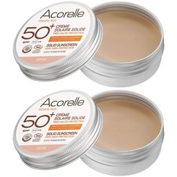 Acorelle Crème Solaire Solide Beige SPF50+