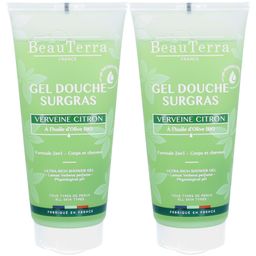 BeauTerra Gel Douche Surgras - Verveine Citron