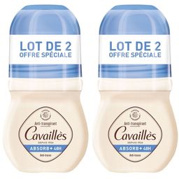 Rogé Cavaillès Anti-transpirant Absorb+ 48h Roll-on Lot de 2