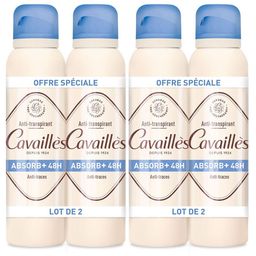 Rogé Cavaillès Anti-transpirant Absorb+ 48h Spray Lot de 2
