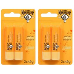 Le Petit Marseillais Soin Lèvres Nutrition lèvres desséchées x2