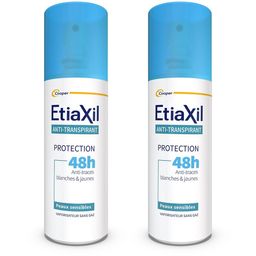 ETIAXIL - Déodorant Anti-transpirant - Traitement Transpiration Modérée - Aisselles - Protection 48h - Spray Aisselles - Fabriqué en France - 100 ml