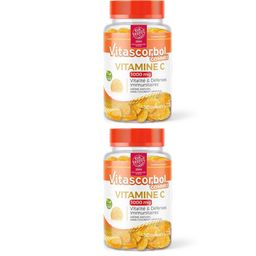 VITASCORBOL - GOMMES 1000 - Complément alimentaire à base de Vitamine C 1000 mg - Vitalité et défenses immunitaires1 - Ingrédients Vegan - 30 Gommes - Programme de 1 mois - Elu produit de l'année 2024