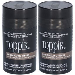 Toppik® Fibres capilaires densifiantes - Châtain foncé