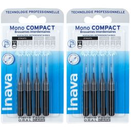 Inava Mono Compact Brossettes interdentaires Étroit Noir